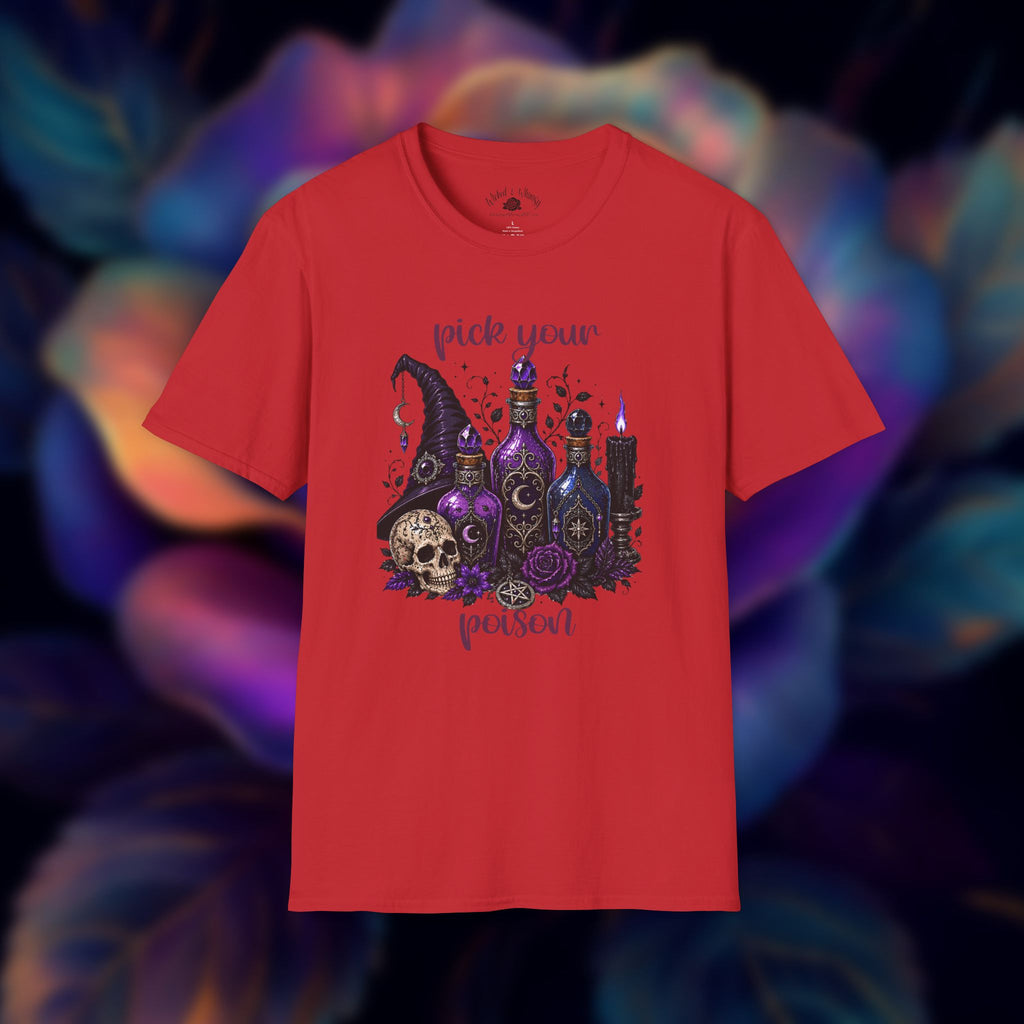 Pick Your Poison Gothic Halloween Tee