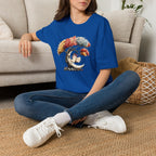 Whimsical Autumn Tree with Ghost T-Shirt