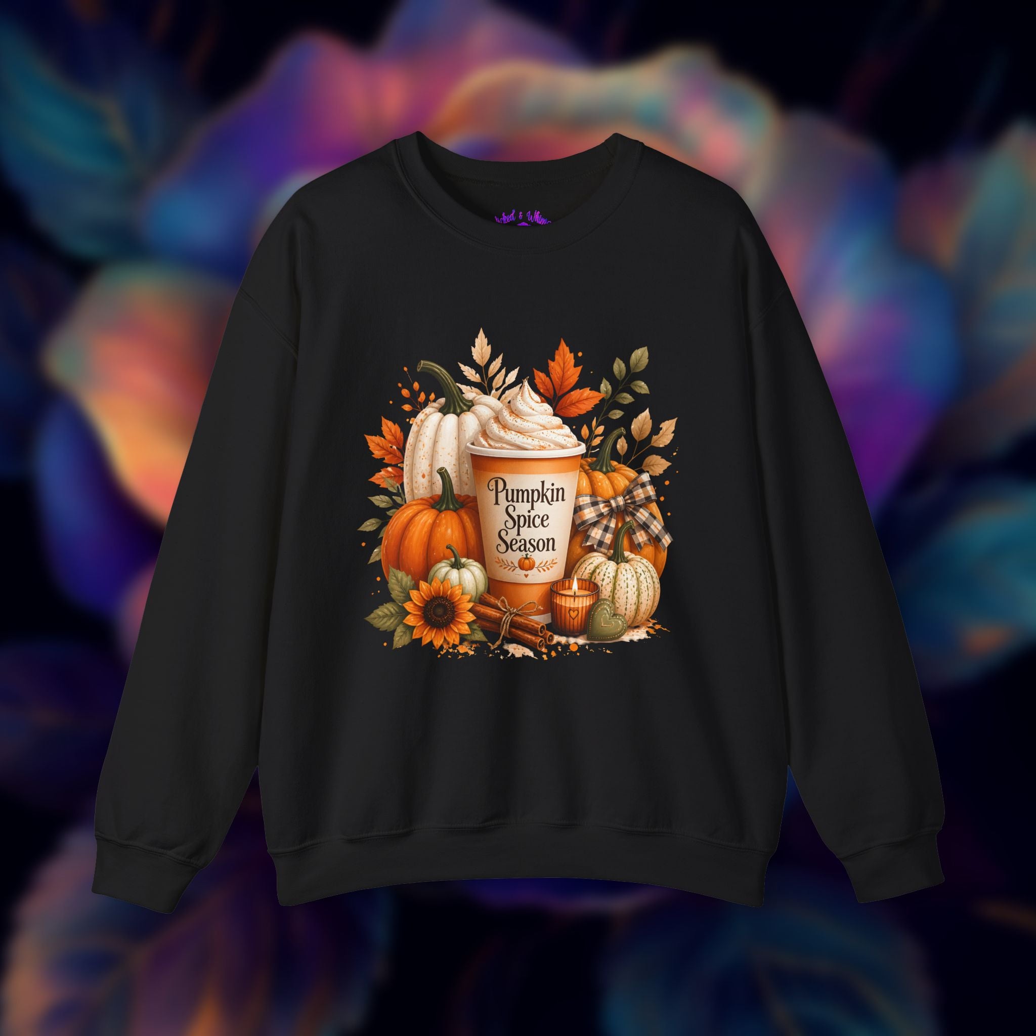 Pumpkin Spice Season Graphic Sweatshirt