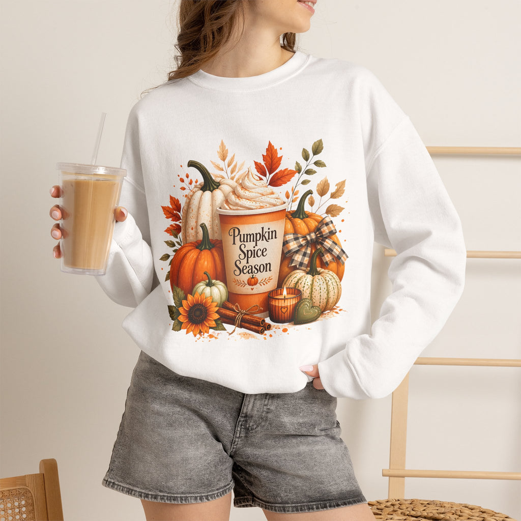 Pumpkin Spice Season Graphic Sweatshirt