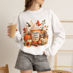 Pumpkin Spice Season Graphic Sweatshirt