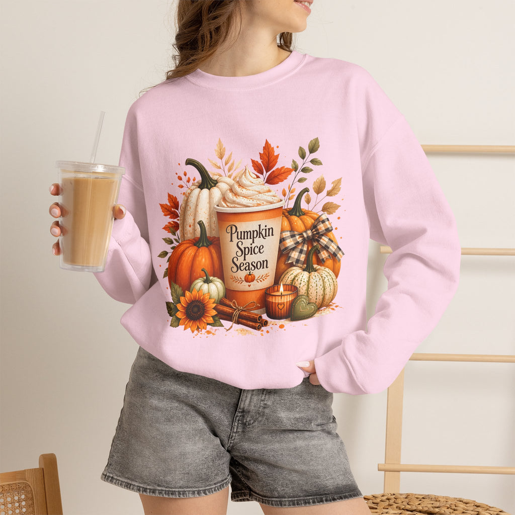 Pumpkin Spice Season Graphic Sweatshirt