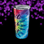 20oz Tumbler - Tie-Dye "Good Vibes Only" Insulated Travel Cup