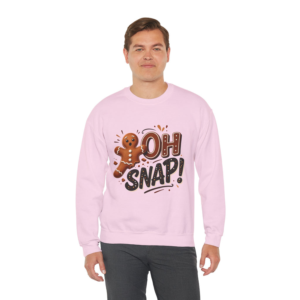 Gingerbread "Oh Snap!" Crewneck Sweatshirt