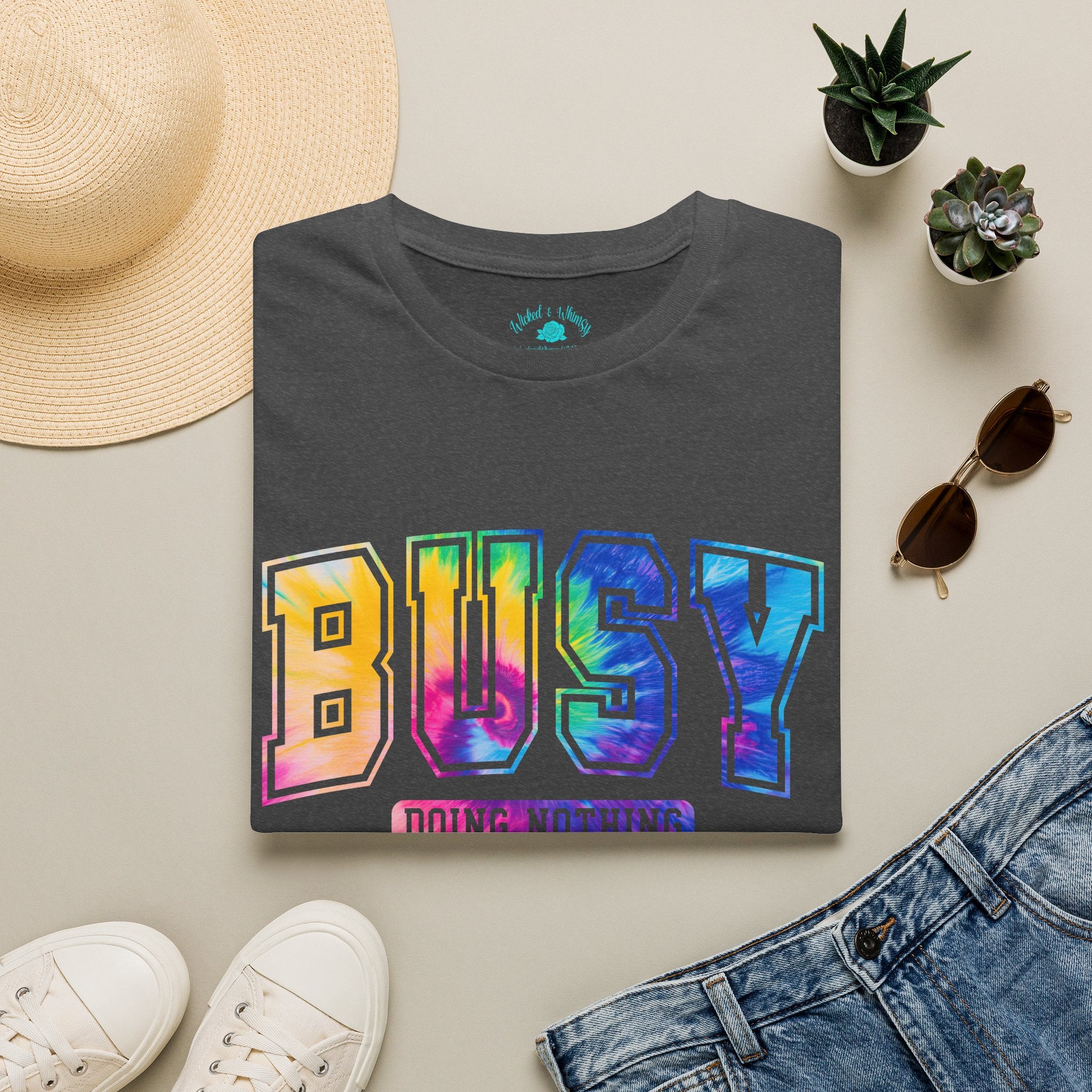Busy Doing Nothing Graphic T-shirt