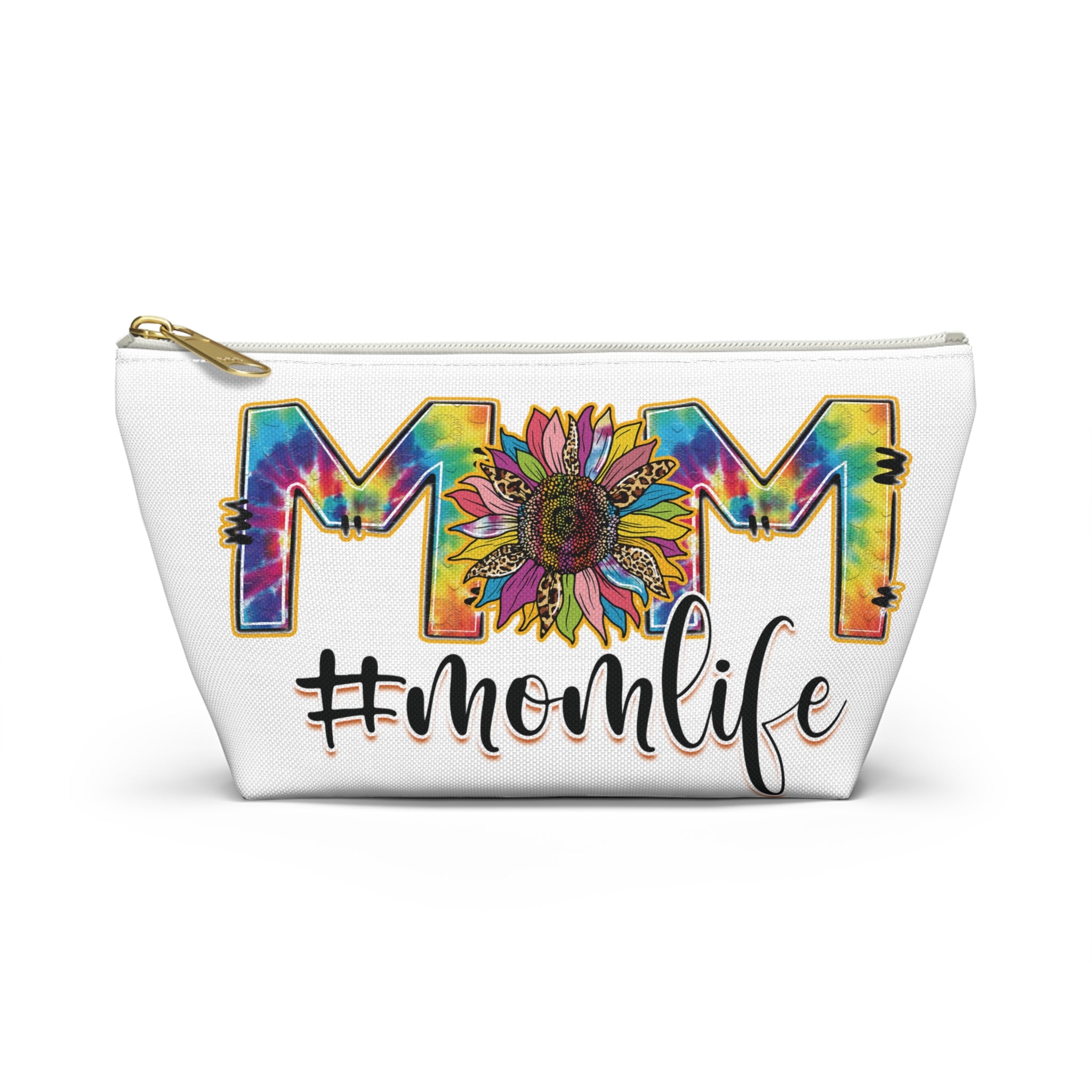 #MOMLIFE Tie-Dye Sunflower Accessory Pouch