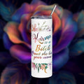 Karma Watercolor Tumbler 20oz – 'Karma is a bitch…”Insulated Stainless Steel Travel Cup
