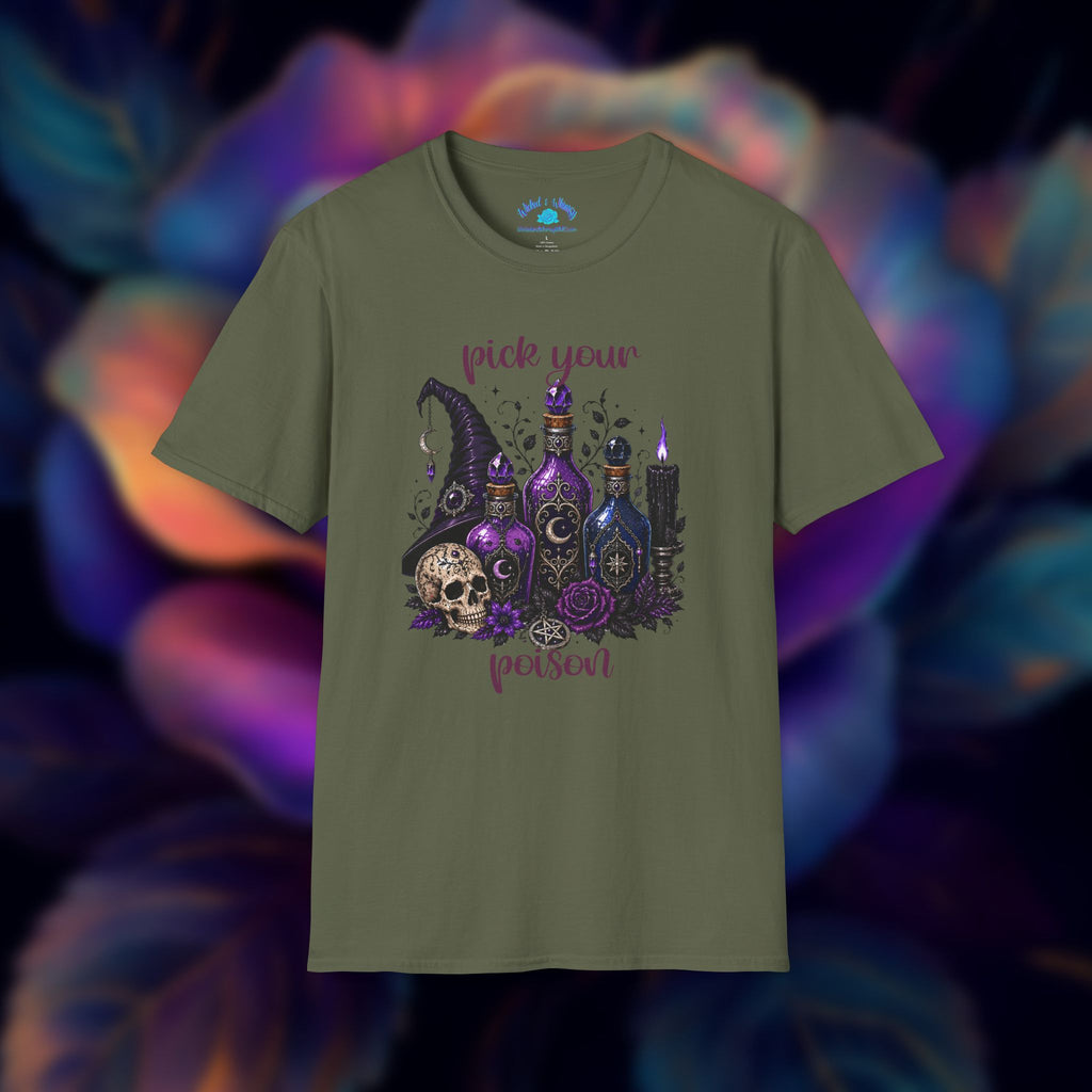 Pick Your Poison Gothic Halloween Tee