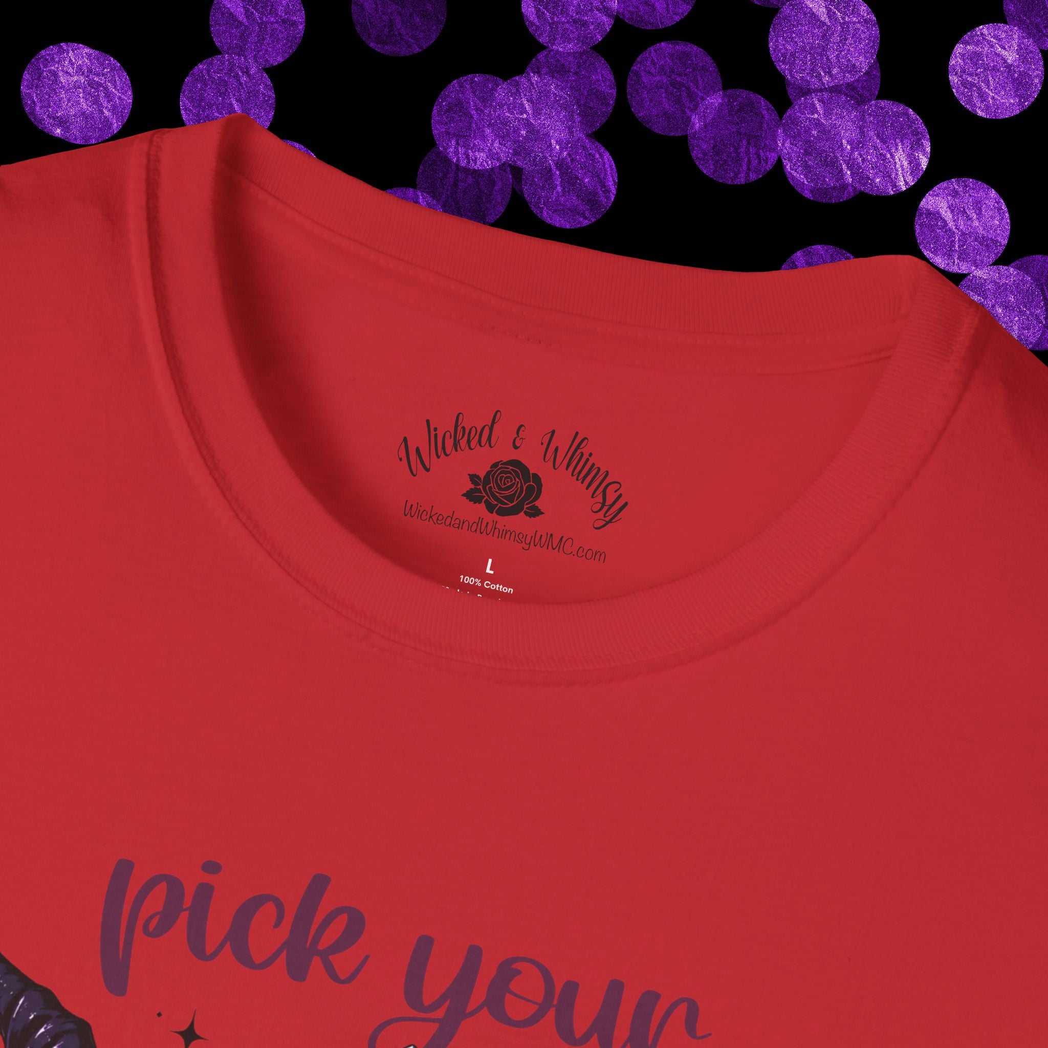Pick Your Poison Gothic Halloween Tee