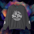Have The Day You Deserve - Graphic with Expressive Skull Hands