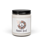 Hippie Soul Soy Candle — 9oz Scented Jar (Peace + Floral Aromas)