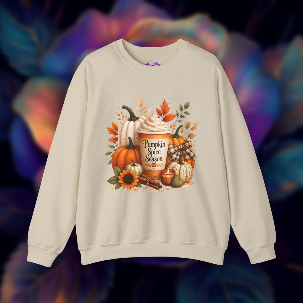 Pumpkin Spice Season Graphic Sweatshirt