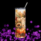 Pumpkin Spice Season 20oz Stainless Tumbler — Fall Autumn Travel Cup