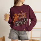 Gingerbread "Oh Snap!" Crewneck Sweatshirt