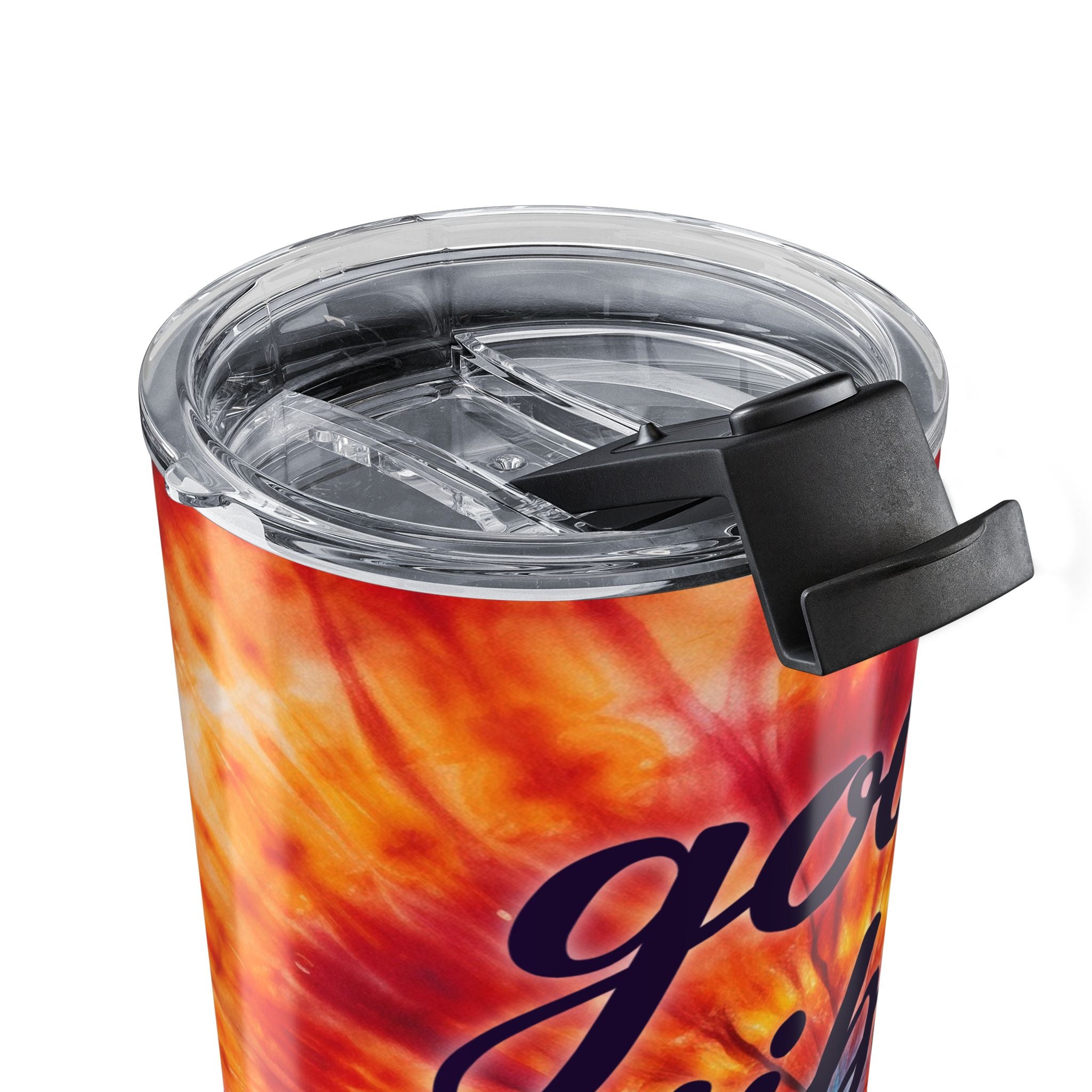 20oz Tumbler - Tie-Dye "Good Vibes Only" Insulated Travel Cup