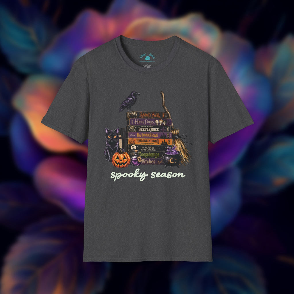 Spooky Season Halloween Movie VHS Graphic Tee