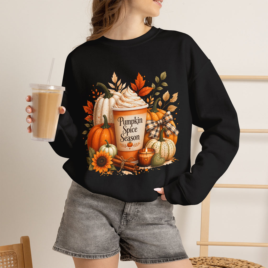 Pumpkin Spice Season Graphic Sweatshirt
