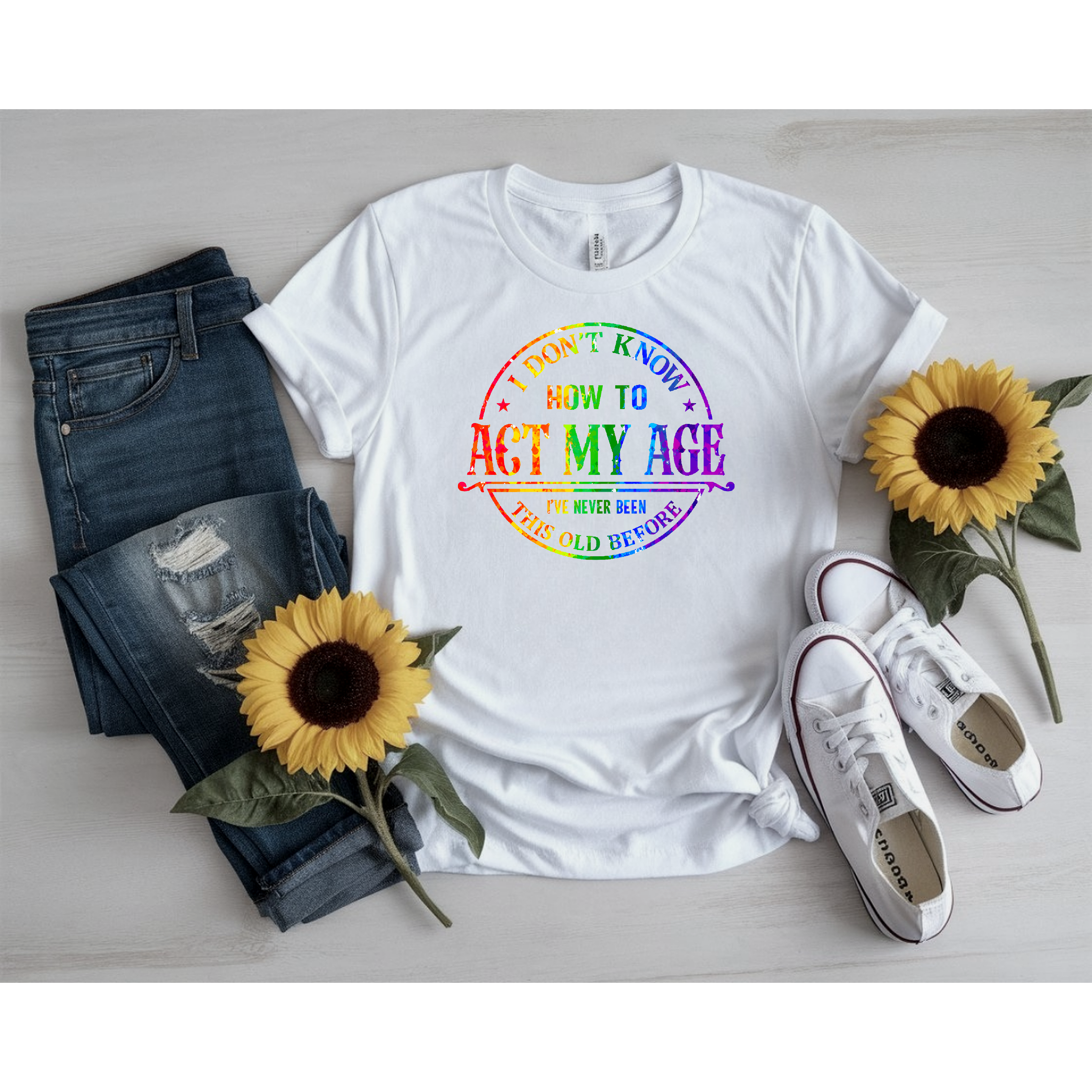 "I Don't Know How to Act My Age" Graphic Tee