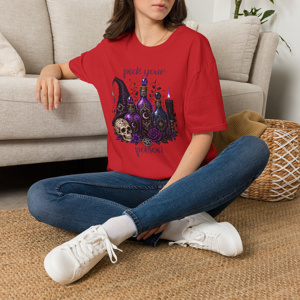 Pick Your Poison Gothic Halloween Tee