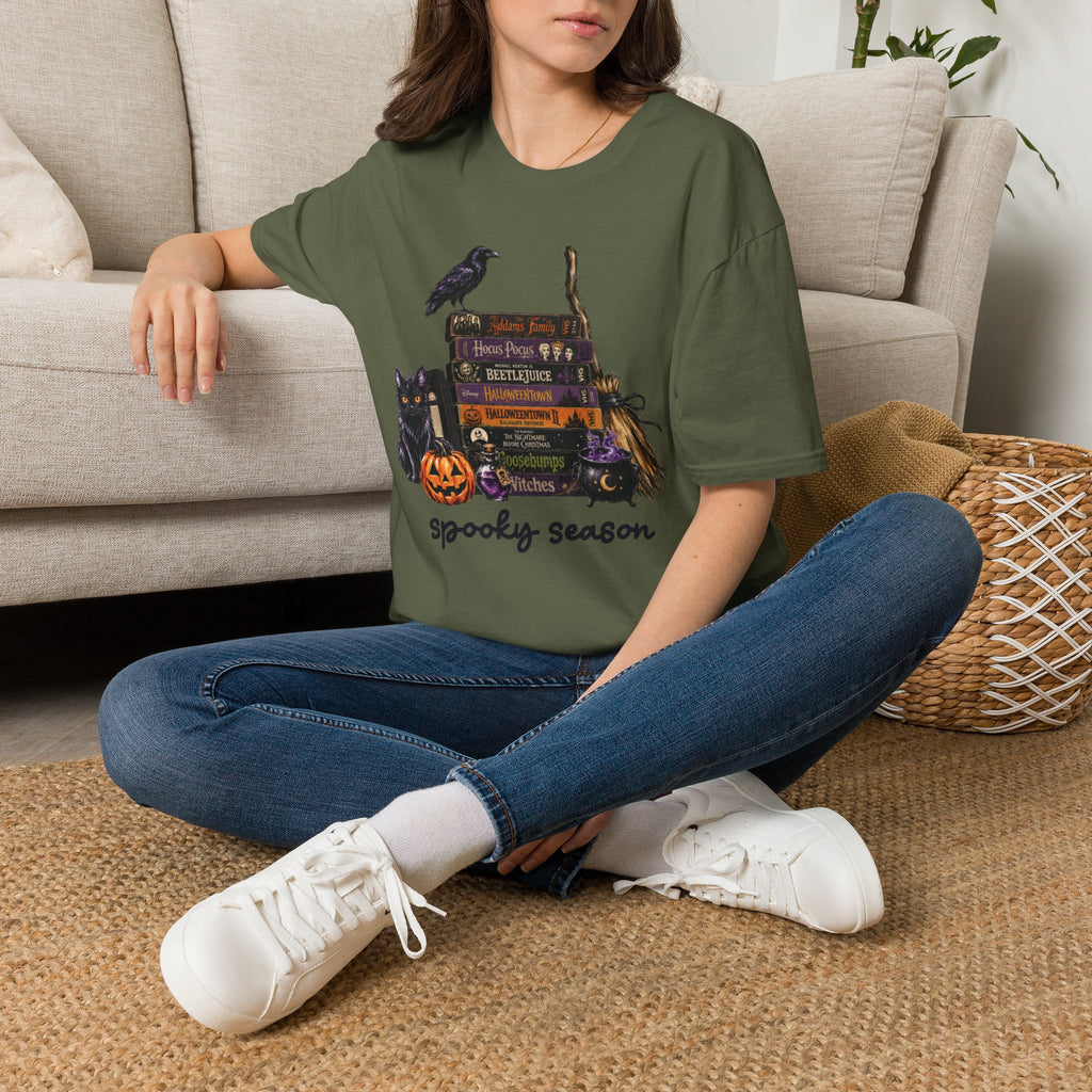 Spooky Season Halloween Movie VHS Graphic Tee