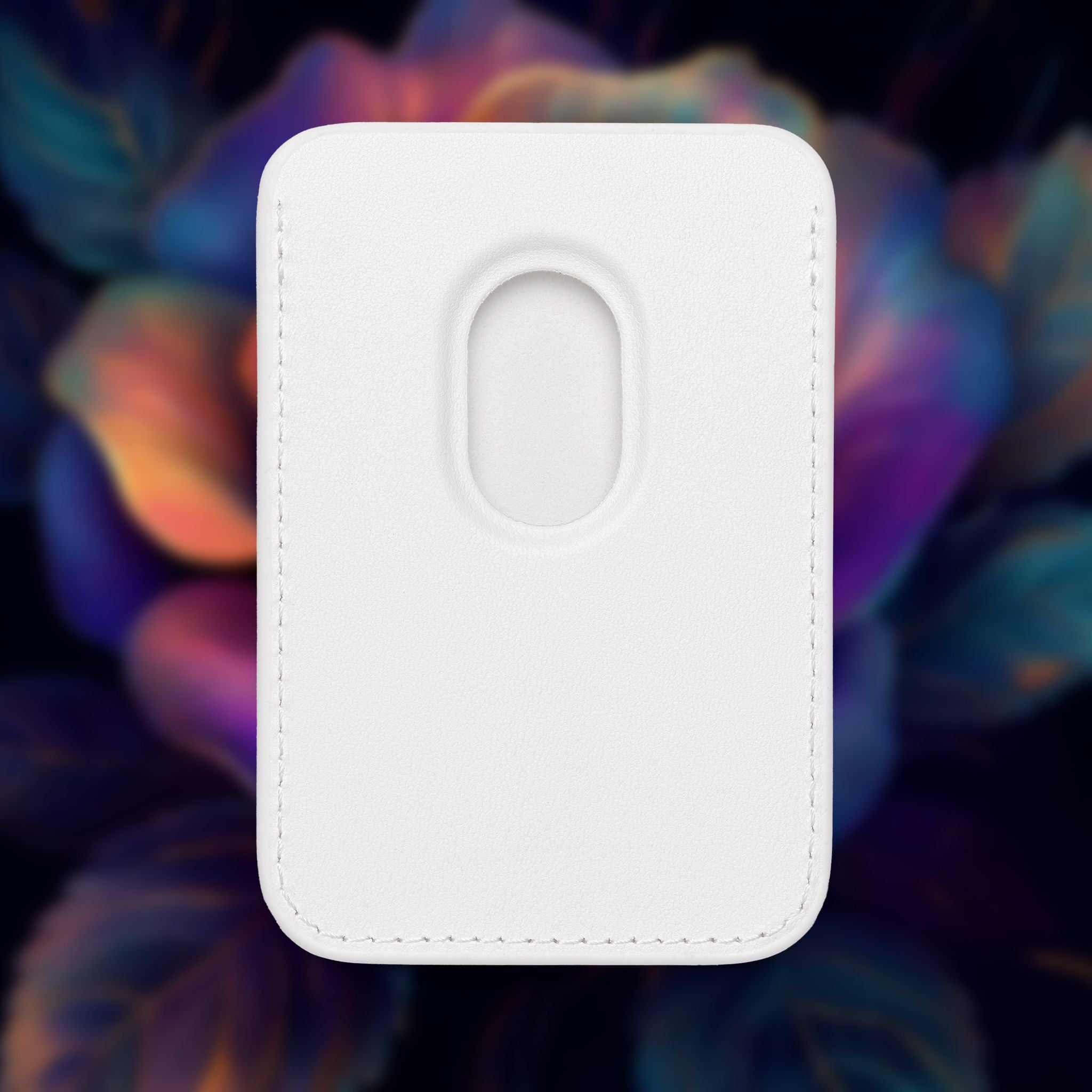 Hippie Soul Vegan MagSafe Wallet — Peace Sign Floral Card Holder