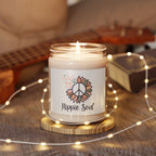 Hippie Soul Soy Candle — 9oz Scented Jar (Peace + Floral Aromas)