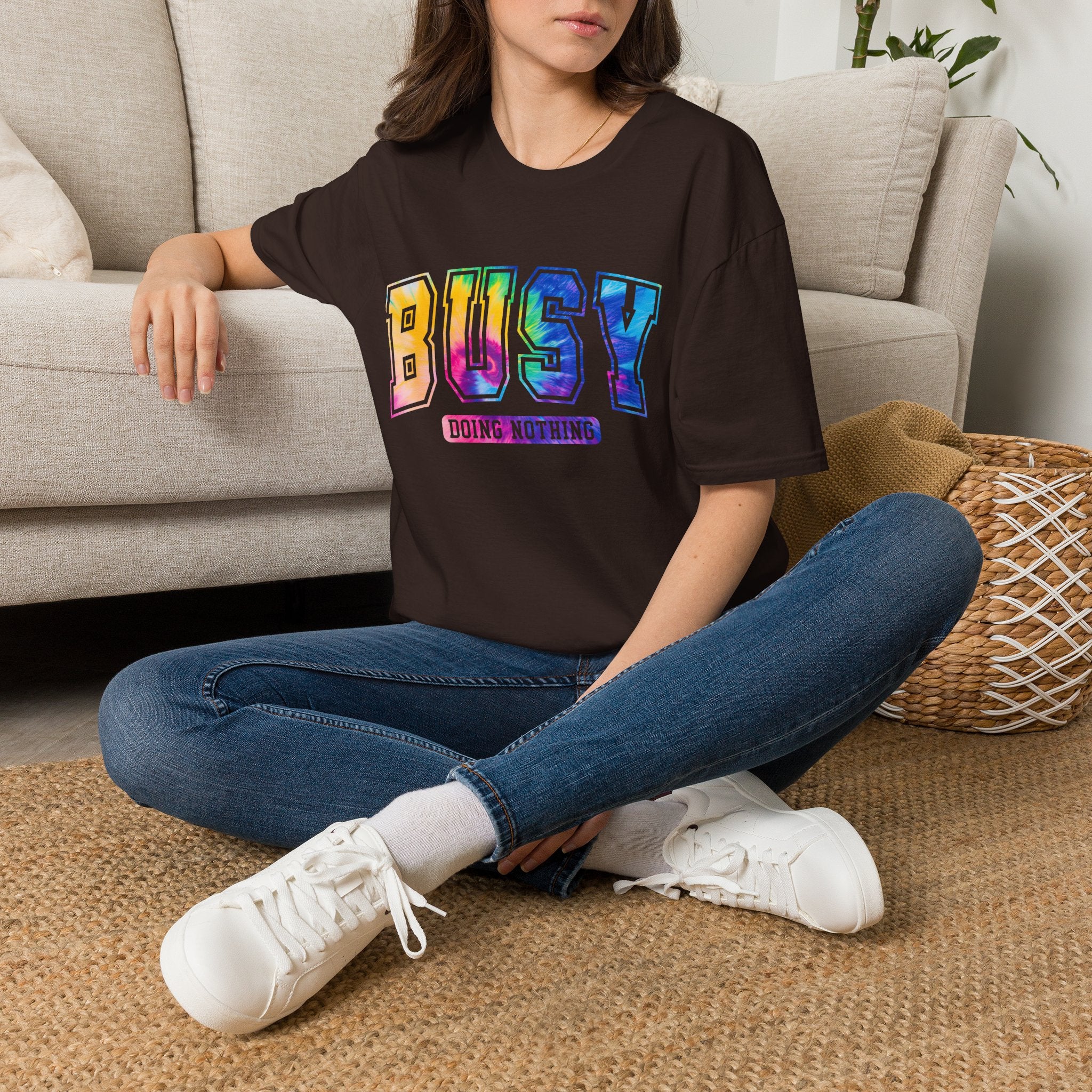 Busy Doing Nothing Graphic T-shirt
