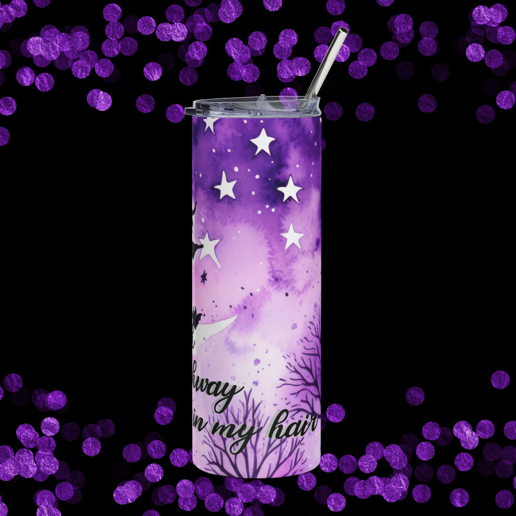 “On a Dark Desert Highway” Purple 20 oz Skinny