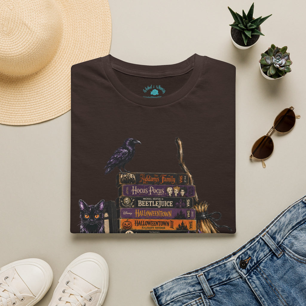 Spooky Season Halloween Movie VHS Graphic Tee