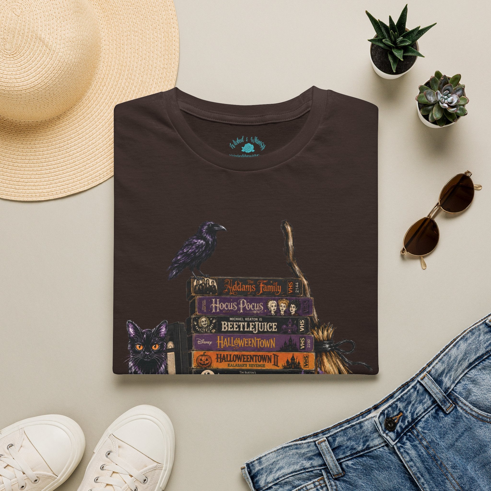 Spooky Season Halloween Movie VHS Graphic Tee