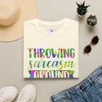Throwing Sarcasm Around Like Confetti Graphic Tee