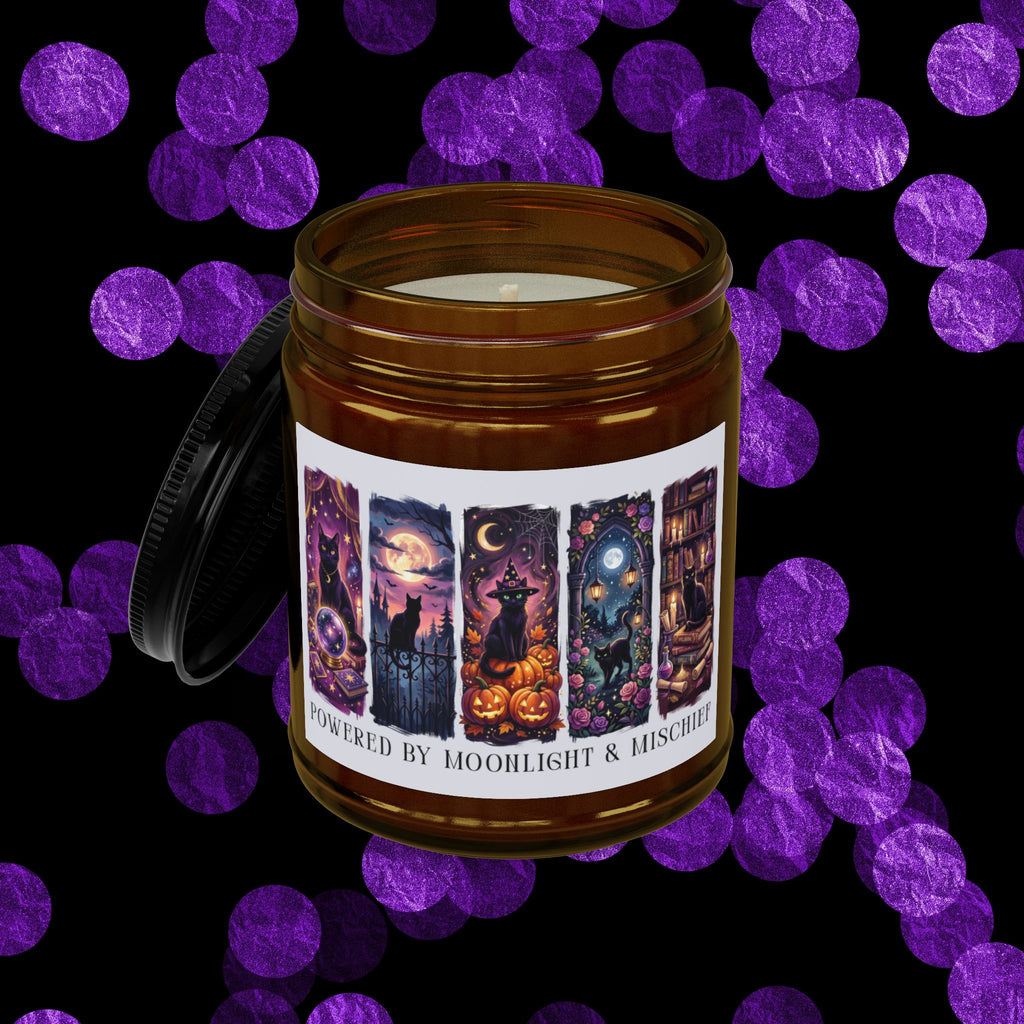 Moonlight & Mischief Scented Jar (4 oz & 9 oz) Soy Candle