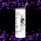 Karma Watercolor Tumbler 20oz – 'Karma is a bitch…”Insulated Stainless Steel Travel Cup