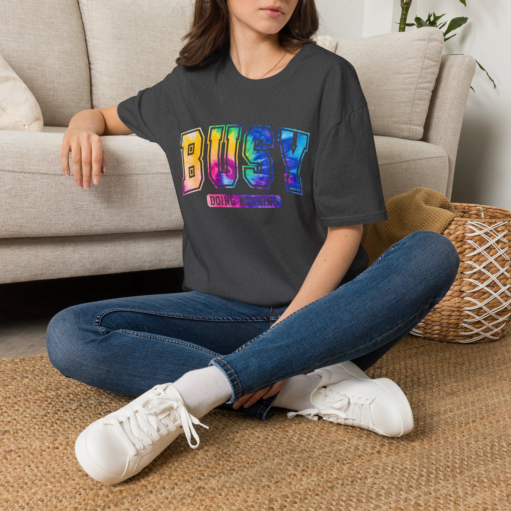 Busy Doing Nothing Graphic T-shirt