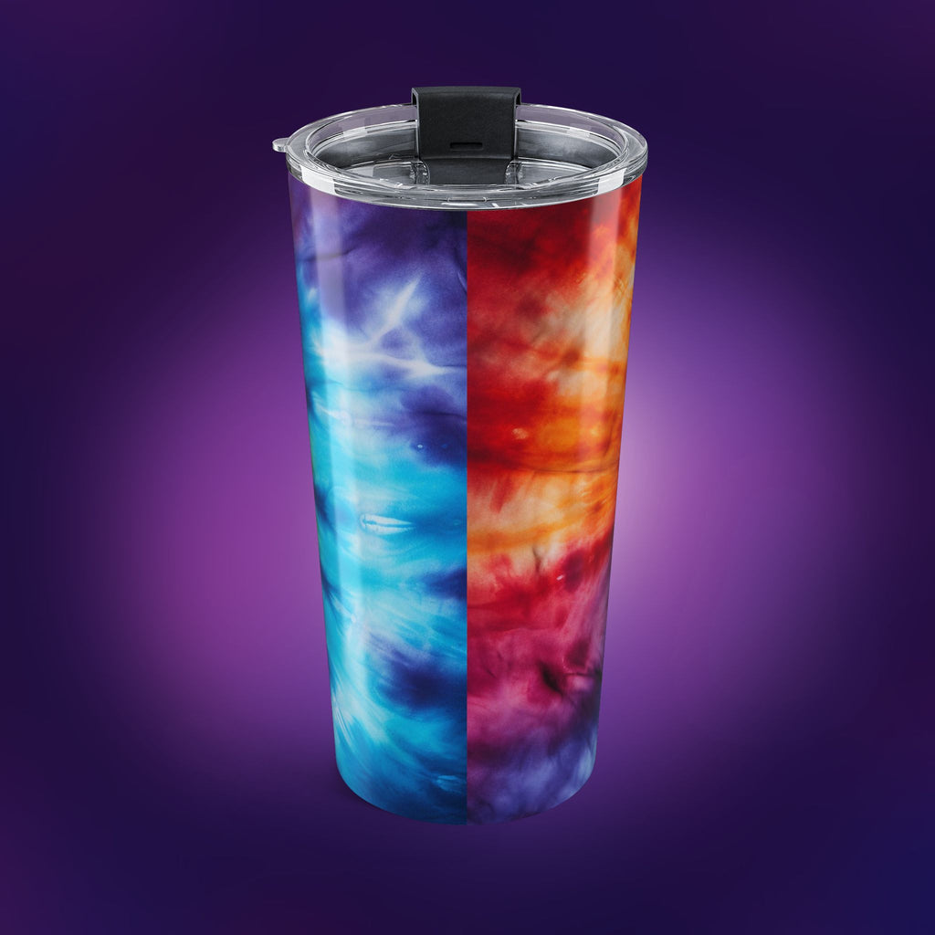 20oz Tumbler - Tie-Dye "Good Vibes Only" Insulated Travel Cup