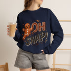 Gingerbread "Oh Snap!" Crewneck Sweatshirt