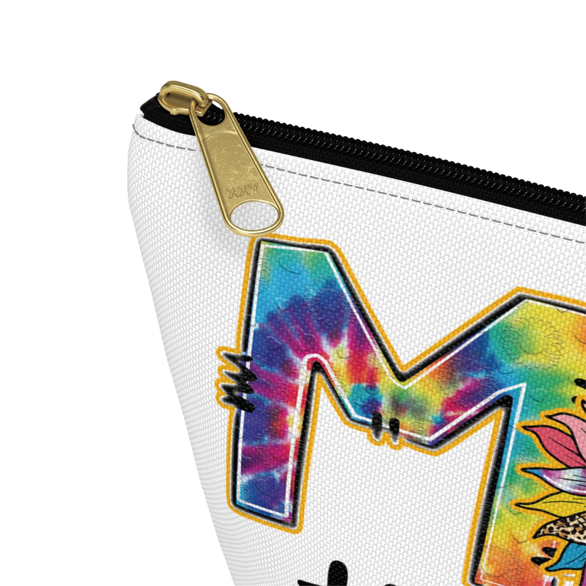 #MOMLIFE Tie-Dye Sunflower Accessory Pouch