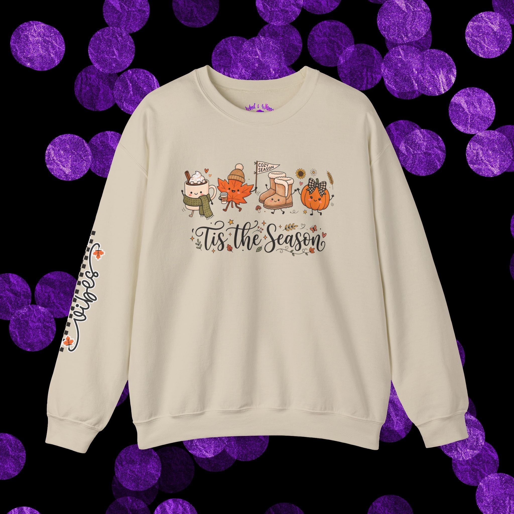 'Tis the Season Fall & Fall Vibes Graphic Sweatshirt