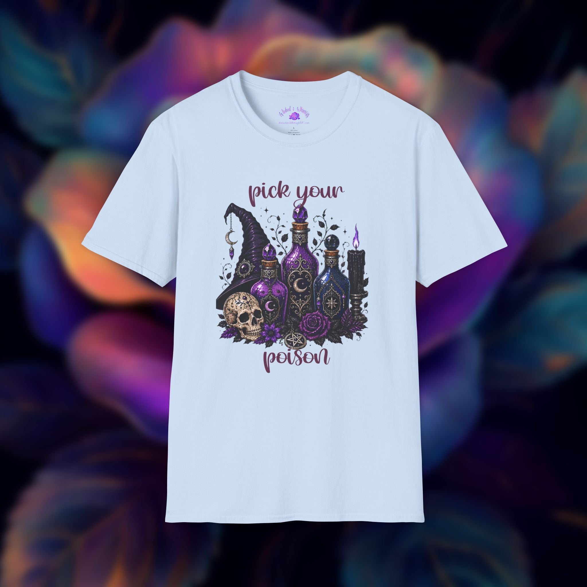 Pick Your Poison Gothic Halloween Tee