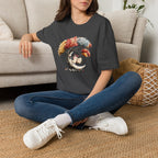 Whimsical Autumn Tree with Ghost T-Shirt