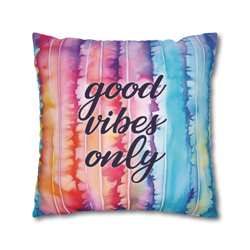 "Welcome-ish & Good Vibes" Accent Pillow Cover