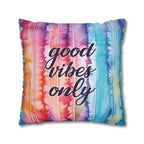 "Welcome-ish & Good Vibes" Accent Pillow Cover