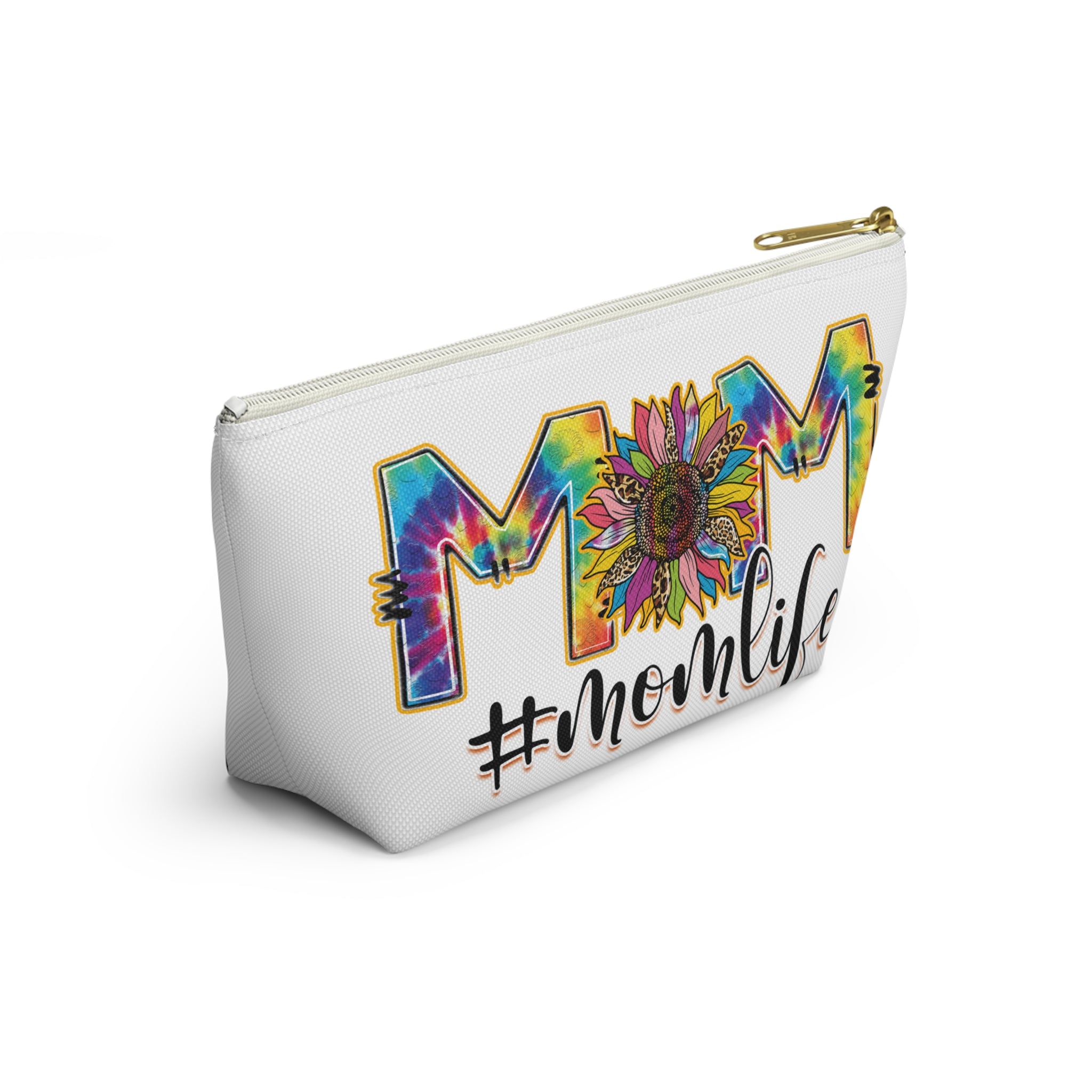 #MOMLIFE Tie-Dye Sunflower Accessory Pouch