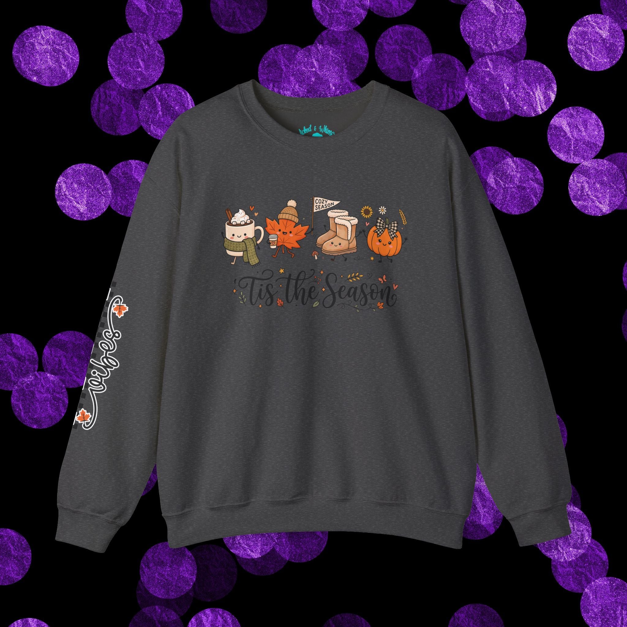 'Tis the Season Fall & Fall Vibes Graphic Sweatshirt