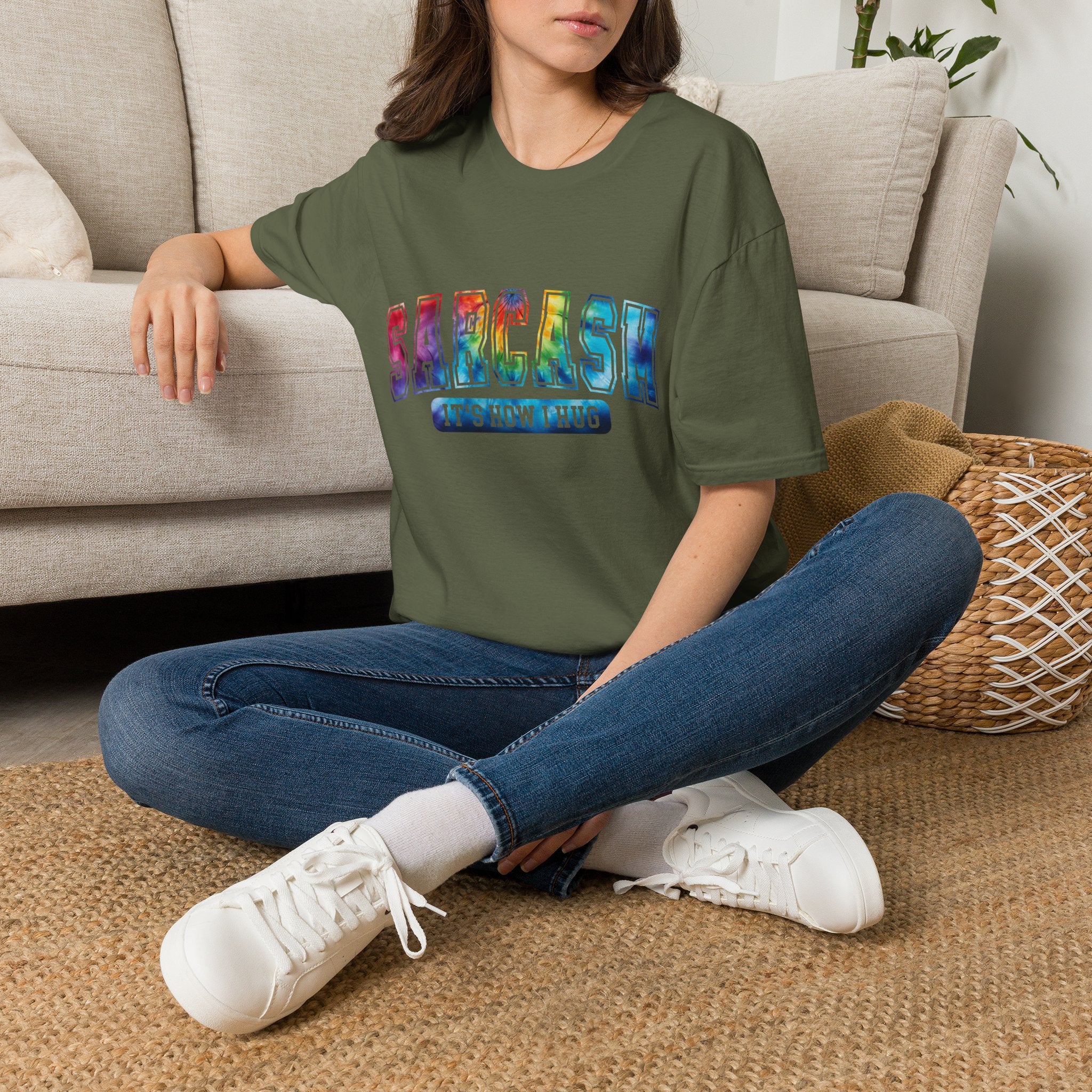 “Sarcasm: It’s How I Hug” Funny Graphic Tee