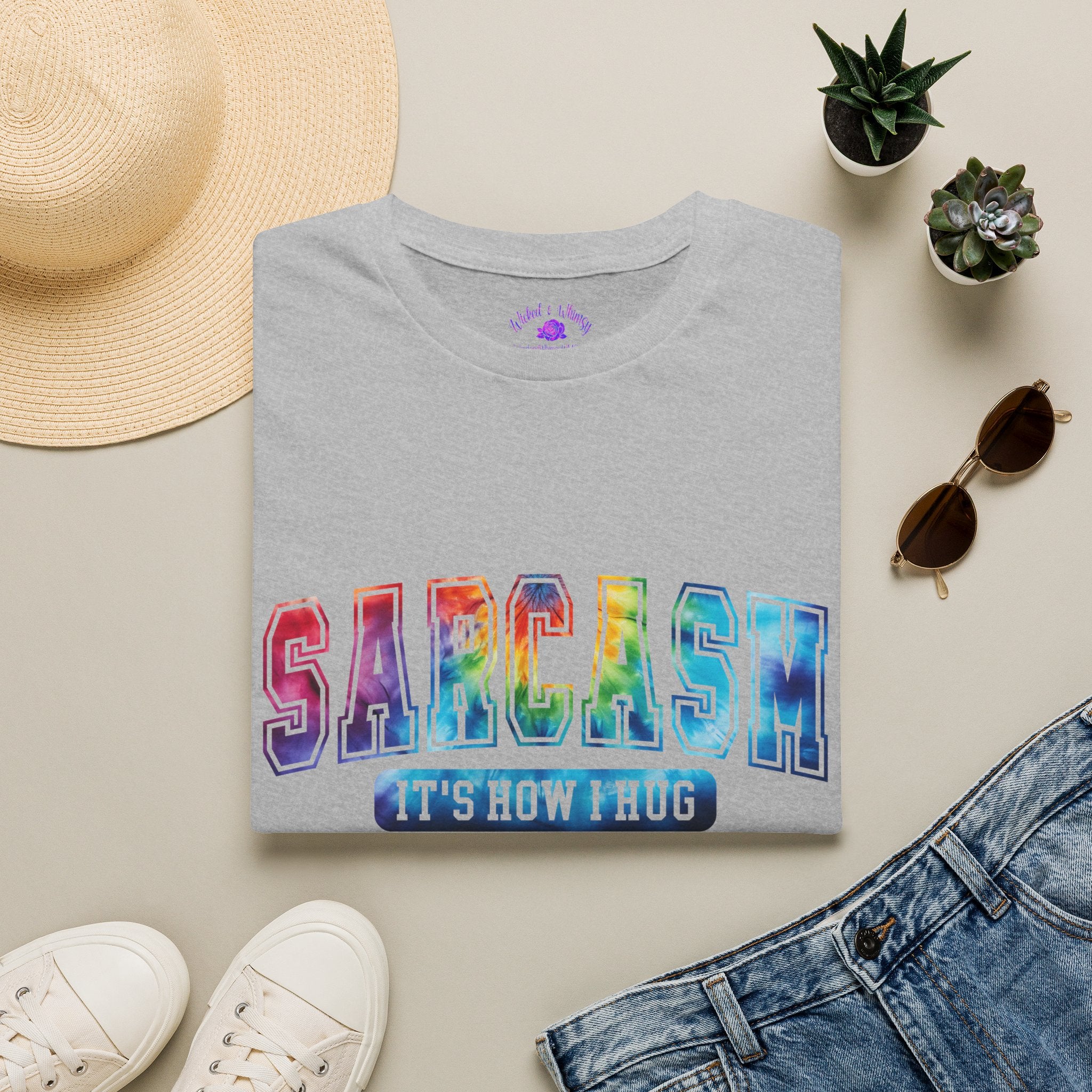 “Sarcasm: It’s How I Hug” Funny Graphic Tee