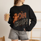 Gingerbread "Oh Snap!" Crewneck Sweatshirt