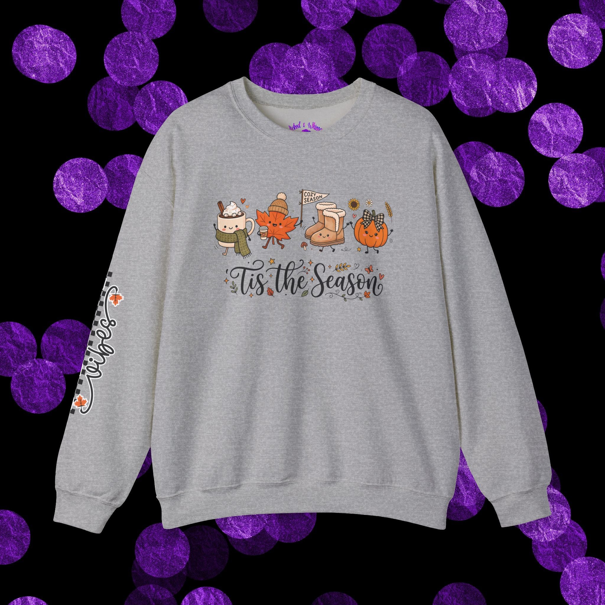 'Tis the Season Fall & Fall Vibes Graphic Sweatshirt