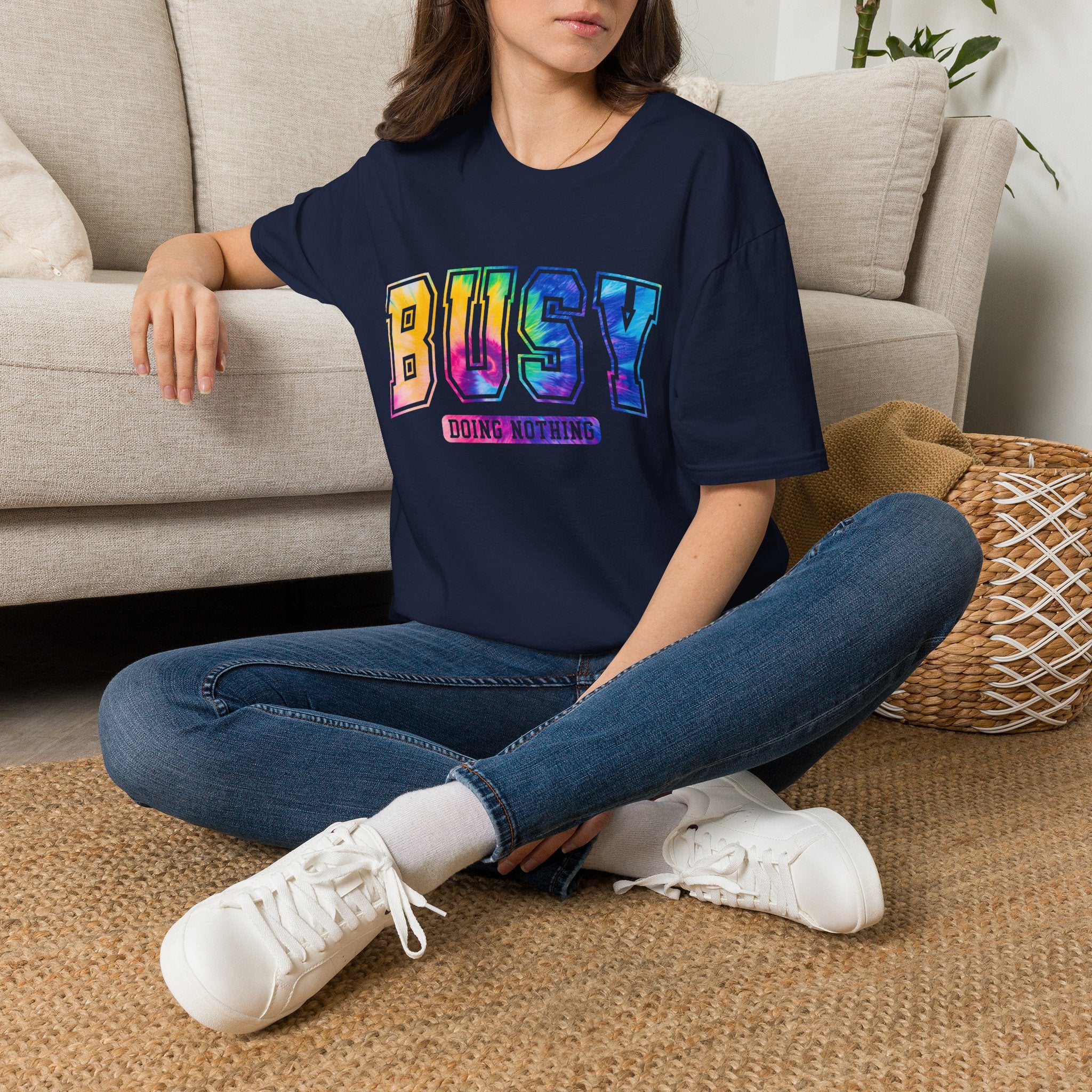 Busy Doing Nothing Graphic T-shirt