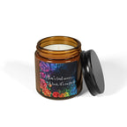 Aromatic Soy Candle — "Mom’s Last Name… Oh Look, It’s Our Last" Amber Jar (Multi-Size)